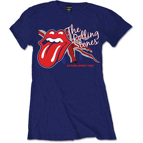 Billede af The Rolling Stones Lick the Flag T-shirt til kvinder