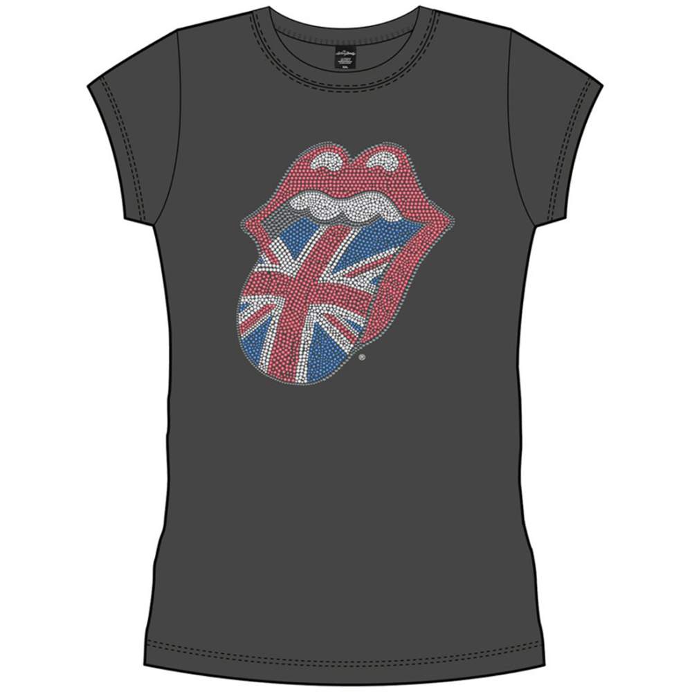 The Rolling Stones: Classic UK Tongue T-Shirt (Kvinder)