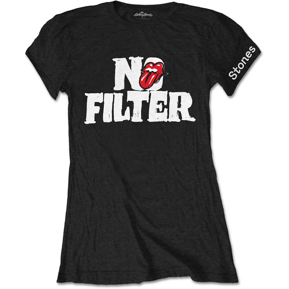 Billede af The Rolling Stones No Filter Header Logo T-shirt til kvinder