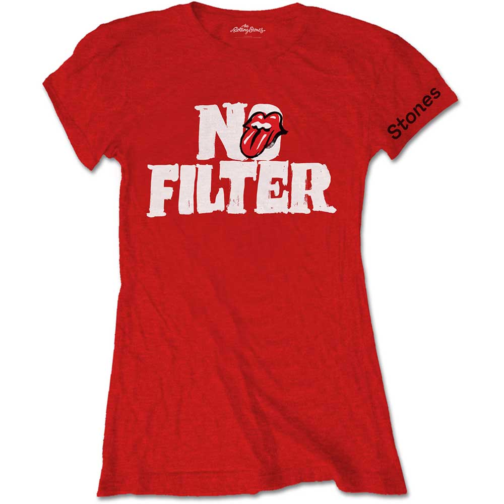Billede af The Rolling Stones No Filter Header Logo T-shirt til kvinder