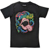 The Rolling Stones: Some Girls Neon Tongue Embellished T-Shirt (Diamante)
