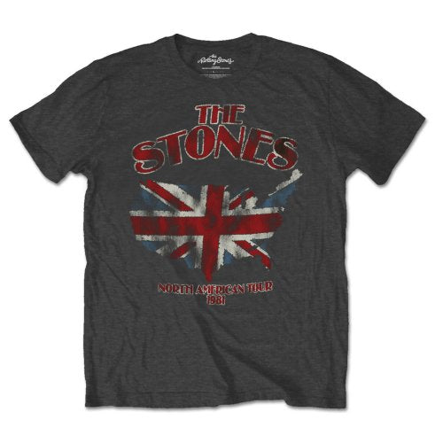 Billede af The Rolling Stones Union Jack US Map T-shirt