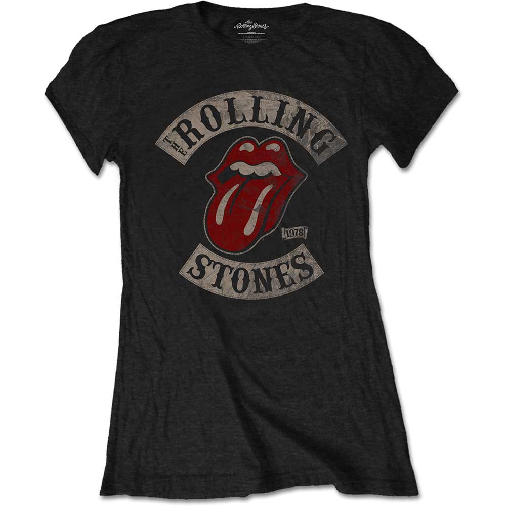 Billede af The Rolling Stones Tour 1978 T-shirt til kvinder