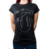 Billede af The Rolling Stones Tongue T-shirt til kvinder