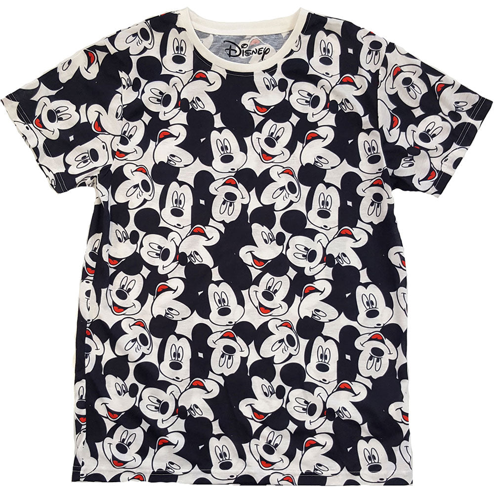 Billede af Disney Mickey Mouse AOP Heads T-shirt