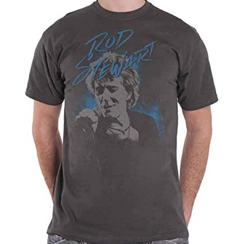 Billede af Rod Stewart Scribble Photo T-shirt gray