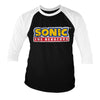 Billede af Sonic The Hedgehog: Cracked Logo 3/4-ærmet Raglan T-Shirt