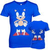 Billede af Sonic The Hedgehog: Front & Back T-Shirt (Kvinder)