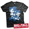 Billede af Sonic The Hedgehog: Sonic and Tails Sprayed T-Shirt (Big & Tall)
