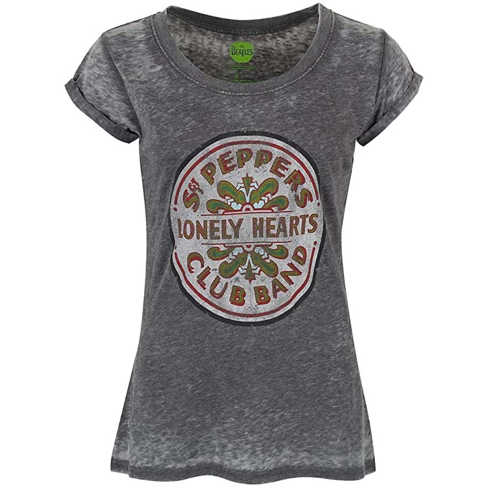 Billede af The Beatles Sgt Pepper Drum T-shirt til kvinder