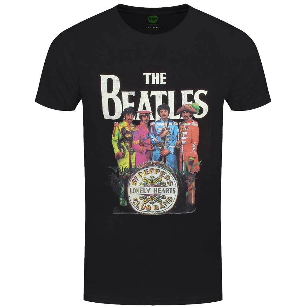 Billede af The Beatles Sgt Pepper T-shirt sort