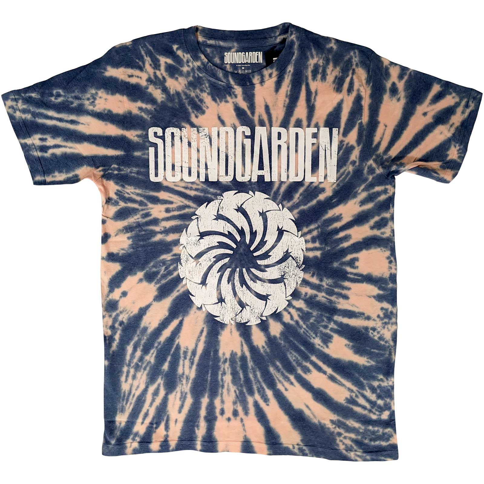 Soundgarden: Logo Swirl T-Shirt (Dip Dye)