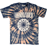 Soundgarden: Logo Swirl T-Shirt (Dip Dye)