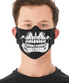 Billede af Sjove print, Skull T-Shirtth Face Mask