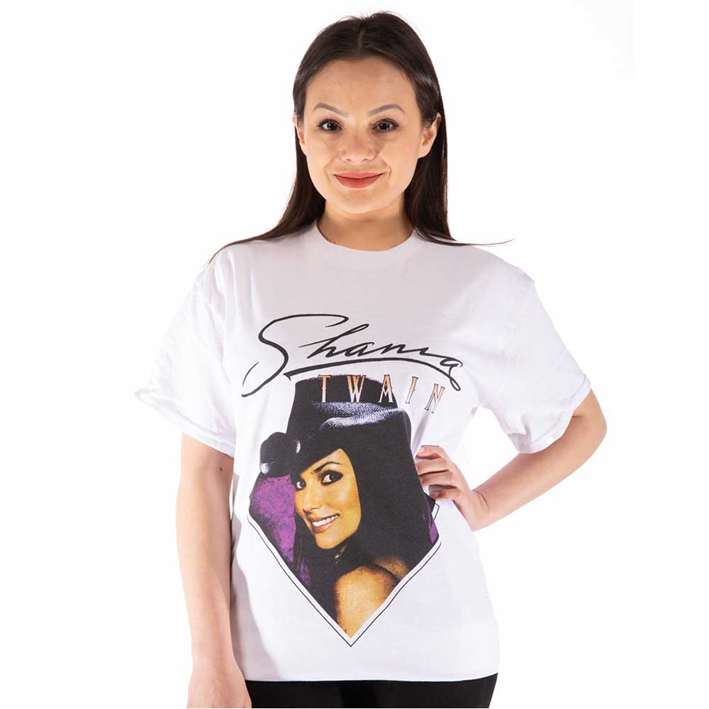 Shania Twain: Purple Photo T-Shirt