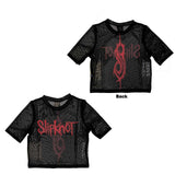 Slipknot: Logo Crop Top (Kvinder) (Mesh)