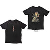 Slipknot: Skeleton & Pentagram T-Shirt (Back Print)