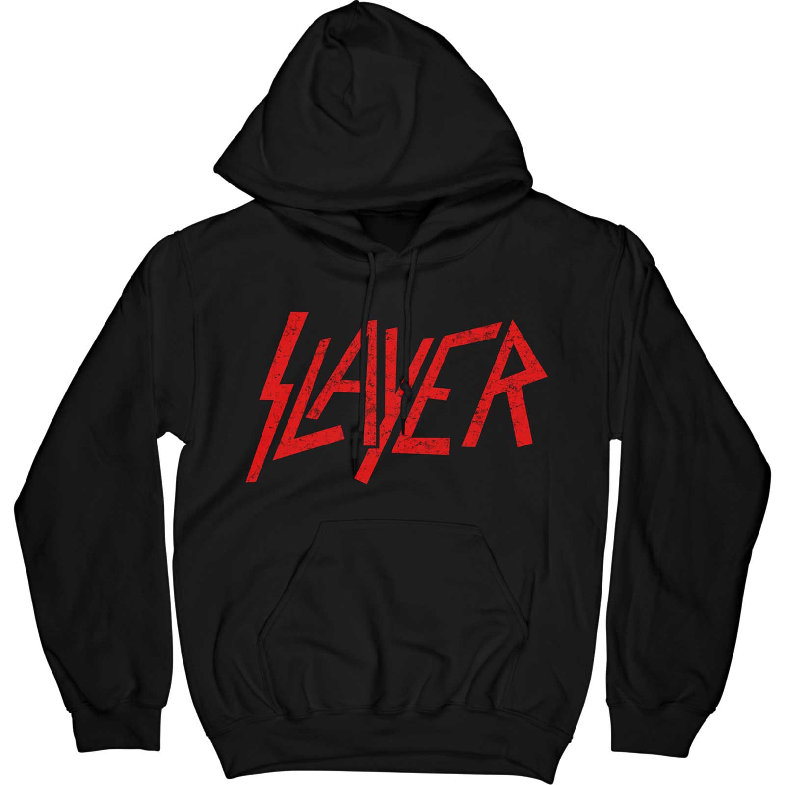 Slayer: Distressed Logo Pullover Hoodie