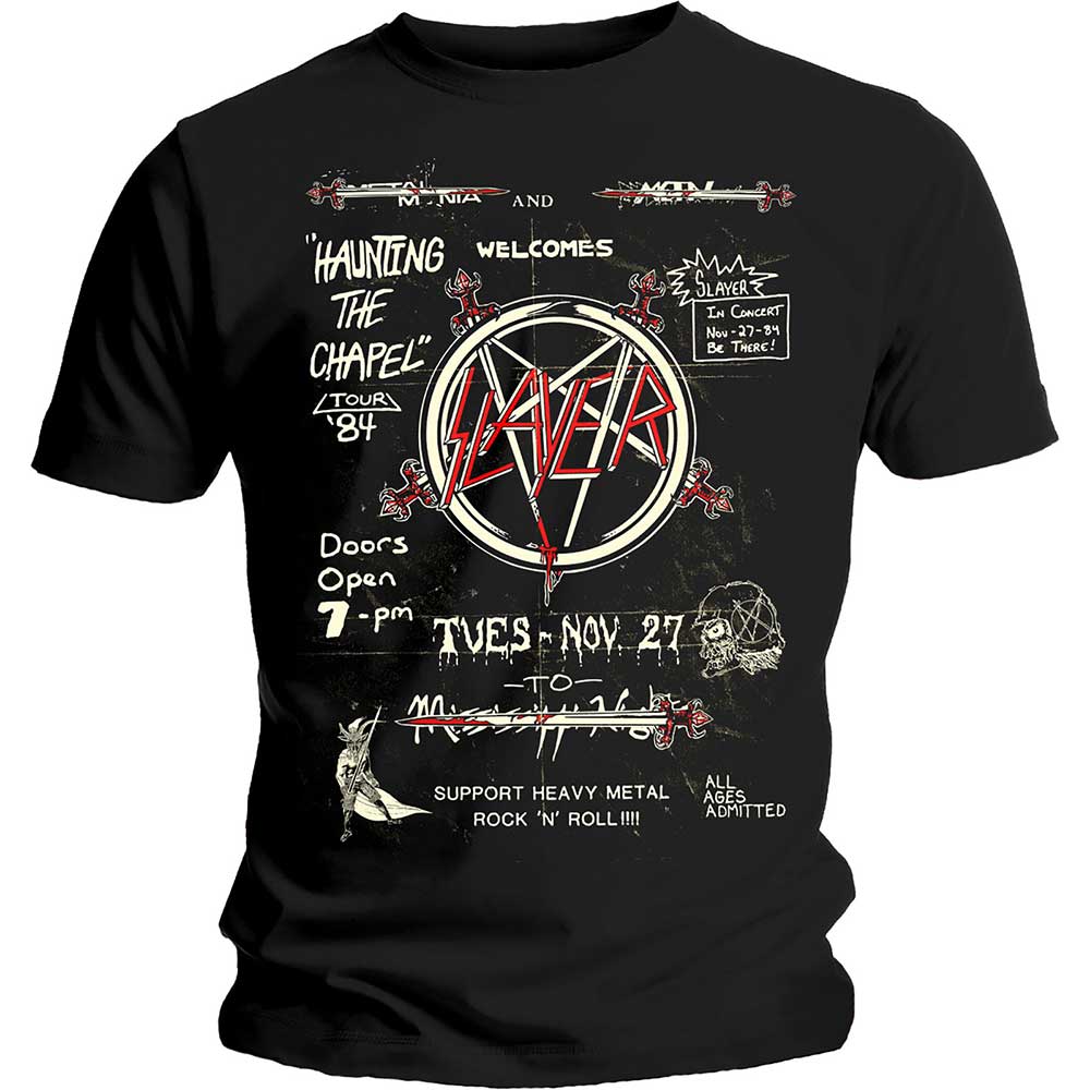 Billede af Slayer Haunting 84 Flier T-shirt