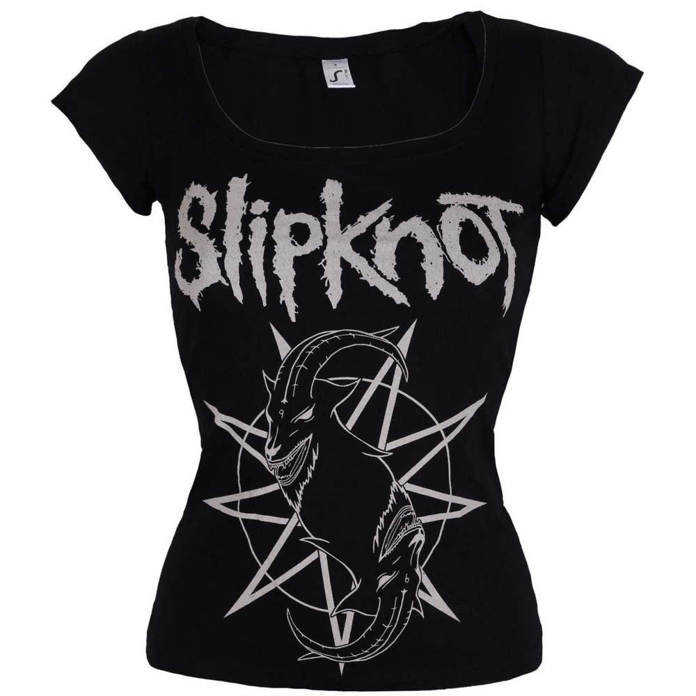 Billede af Slipknot Goat Star Logo T-shirt til kvinder