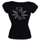 Billede af Slipknot Goat Star Logo T-shirt til kvinder back