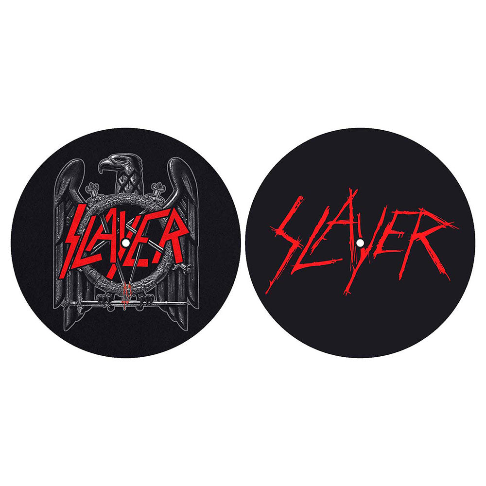 Billede af Slayer Eagle/Scratched Logo Turntable Slipmats