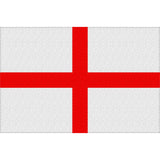 Billede af Generic St Georges Cross Flag Tøjmærke