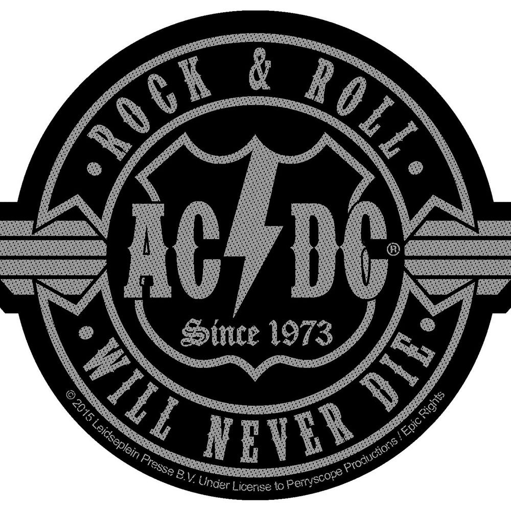 Billede af AC/DC Rock N Roll Will Never Die Cut-Out Tøjmærke