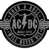 Billede af AC/DC Rock N Roll Will Never Die Cut-Out Tøjmærke