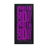 Billede af Green Day Purple Logo Tøjmærke