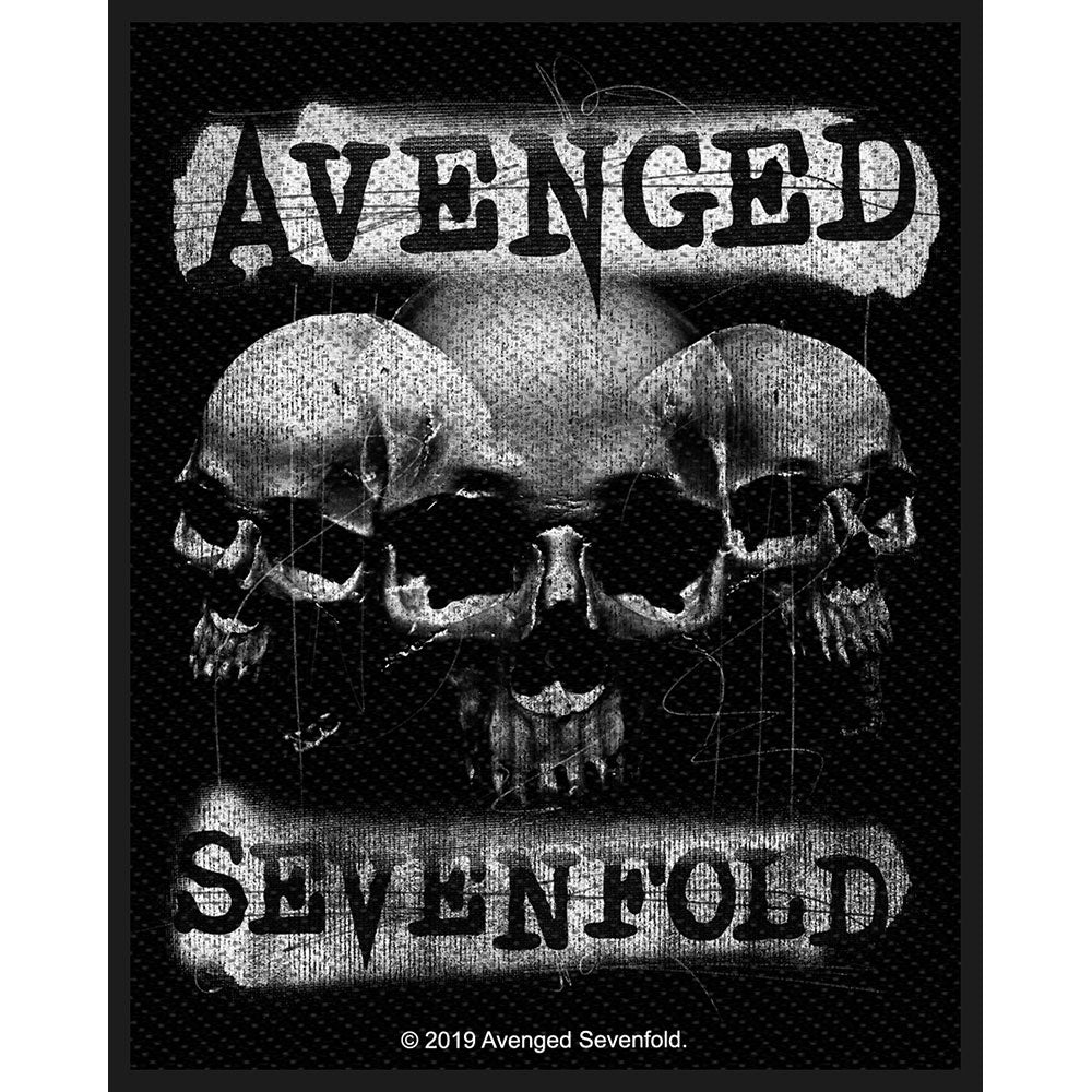 Billede af Avenged Sevenfold 3 Skulls Tøjmærke