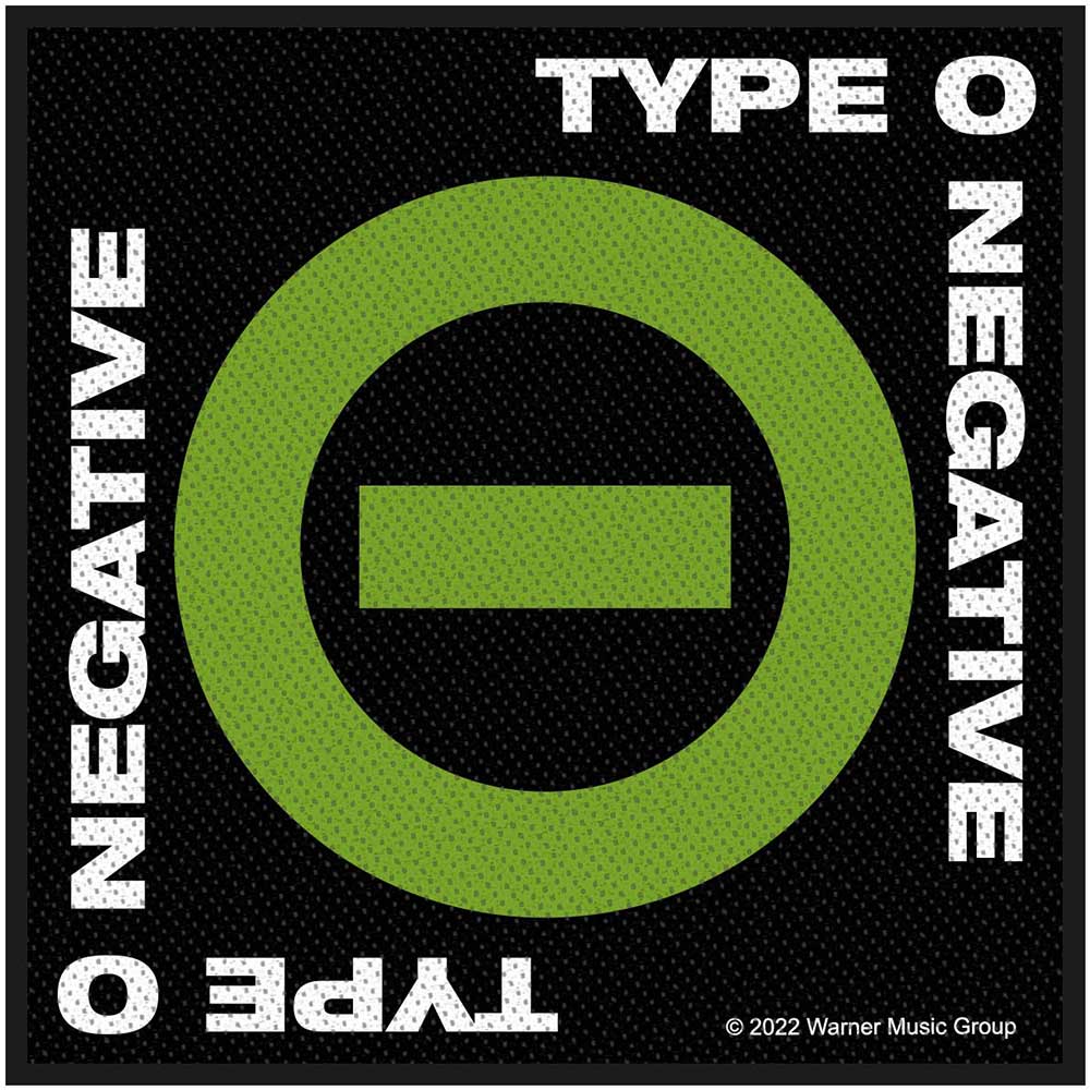 Type O Negative: Negative Symbol Standard Patch