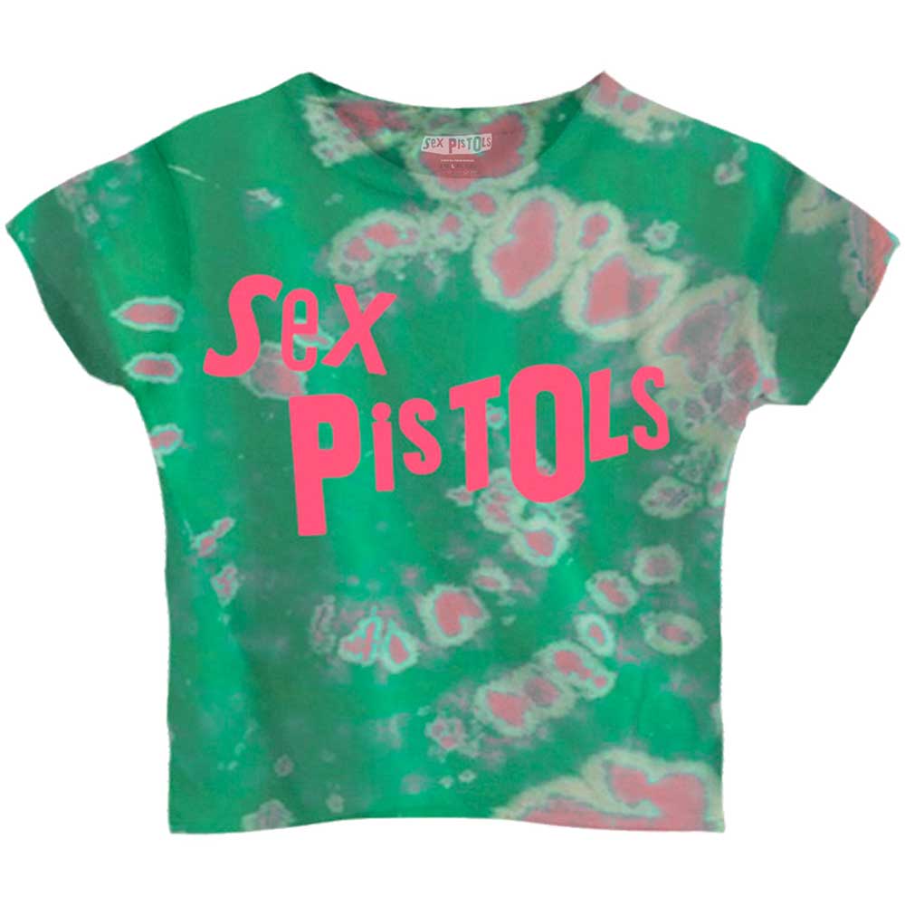 The Sex Pistols: Logo Crop Top (Kvinder)