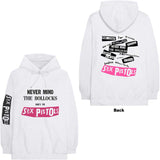 The Sex Pistols: Never Mind The Bollocks Pullover Hoodie (Back Print)