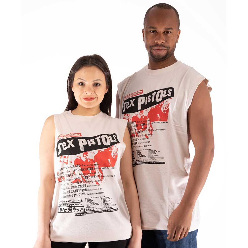 The Sex Pistols: Filthy Lucre Tank T-Shirt (Diamante)
