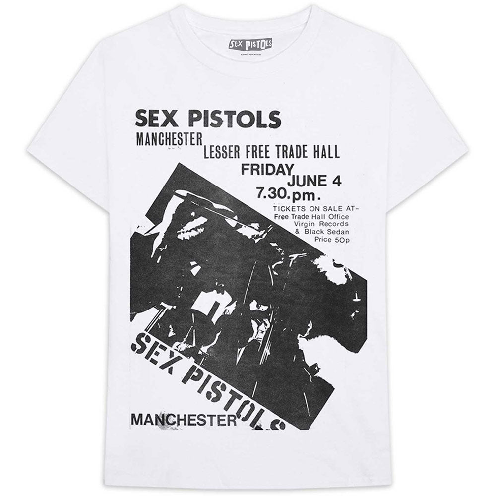 The Sex Pistols: Manchester Flyer T-Shirt