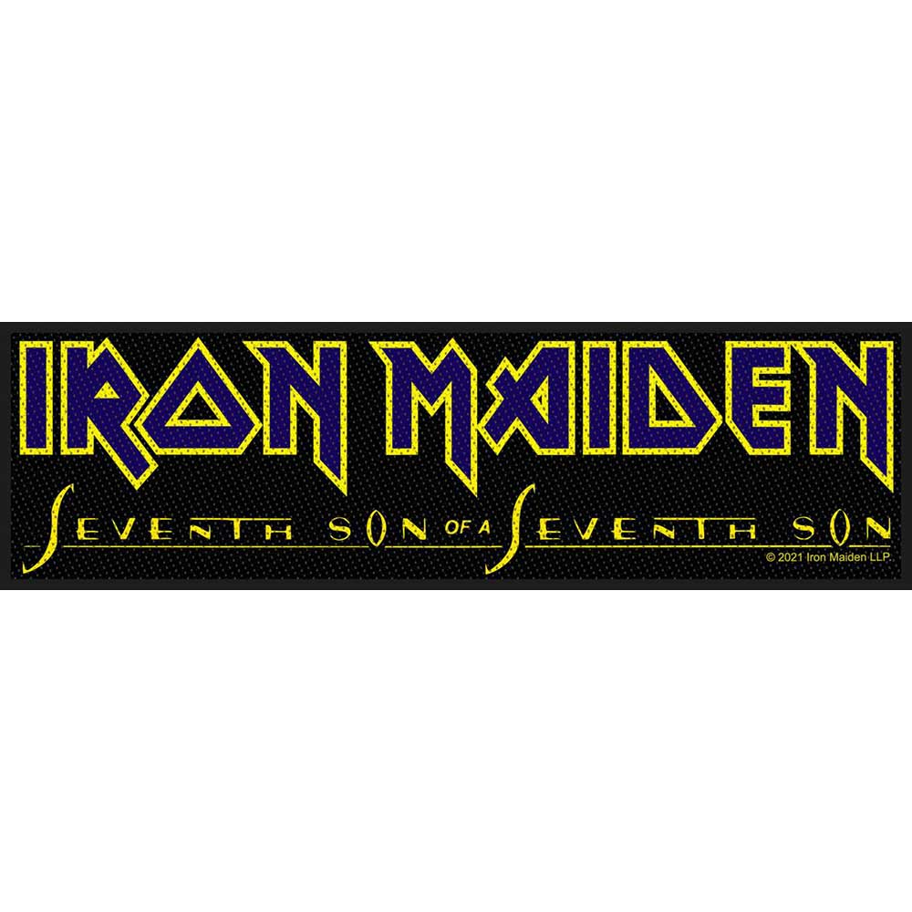 Iron Maiden: Seventh Son Logo Super Strip Patch