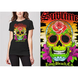 Sublime: Colour Skull T-Shirt (Kvinder)