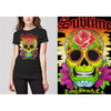 Sublime: Colour Skull T-Shirt (Kvinder)
