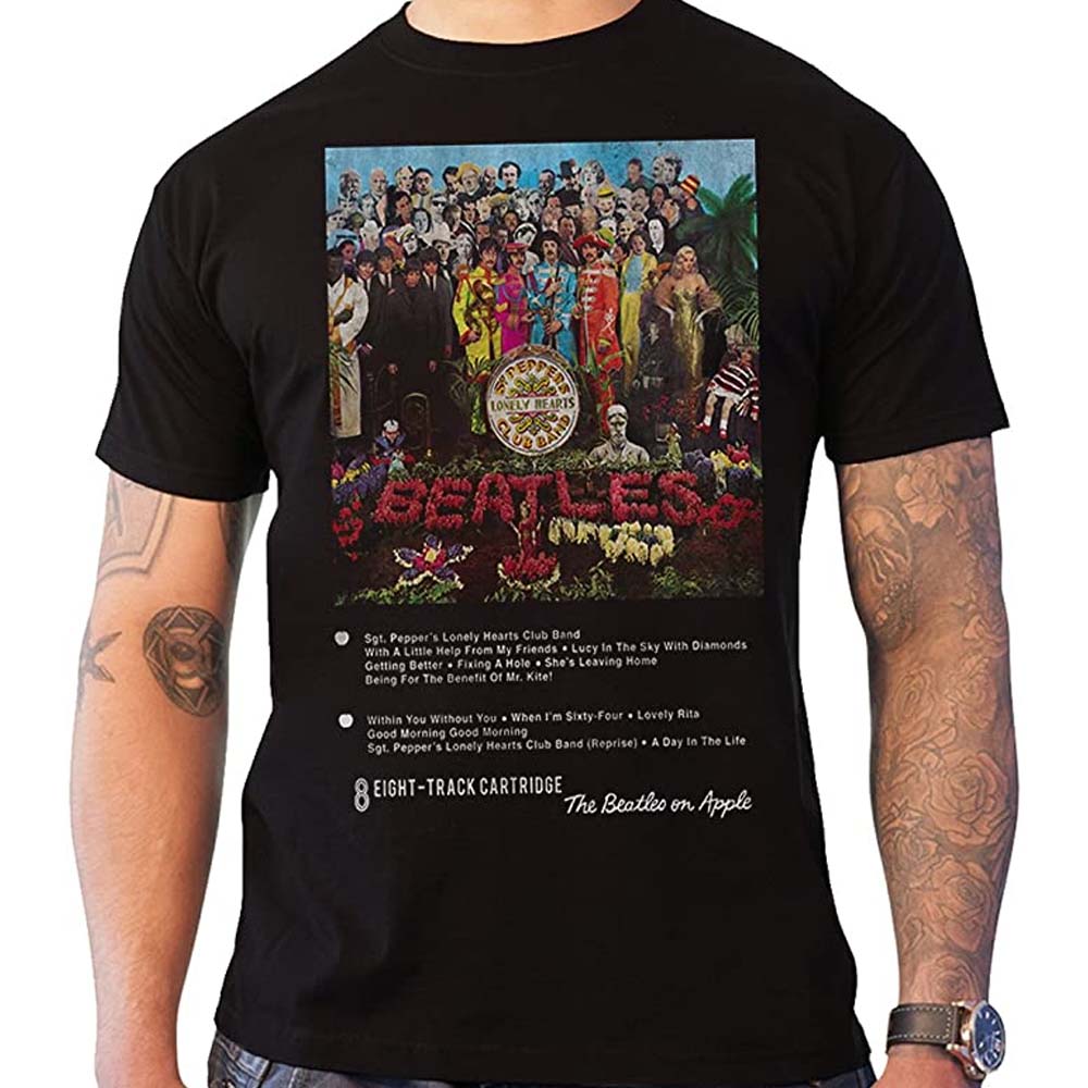 Billede af The Beatles Sgt Pepper 8 Track T-shirt