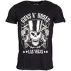 Billede af Guns N' Roses Top Hat, Skull & Pistols Las Vegas T-shirt