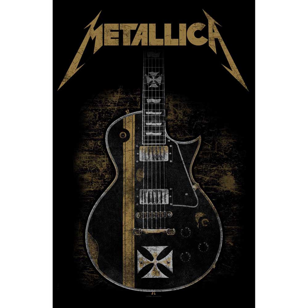 Billede af Metallica Hetfield Guitar Plakat