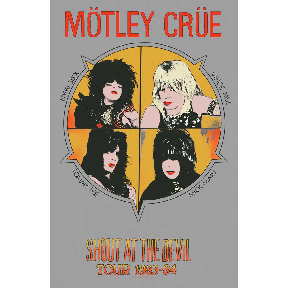 Billede af Motley Crue Shout At The Devil Plakat