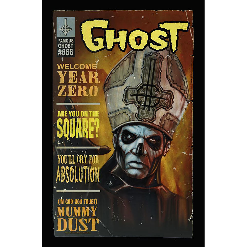 Ghost: Magazine Textile Poster