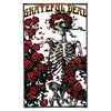 Grateful Dead: Skeleton & Rose Textile Poster