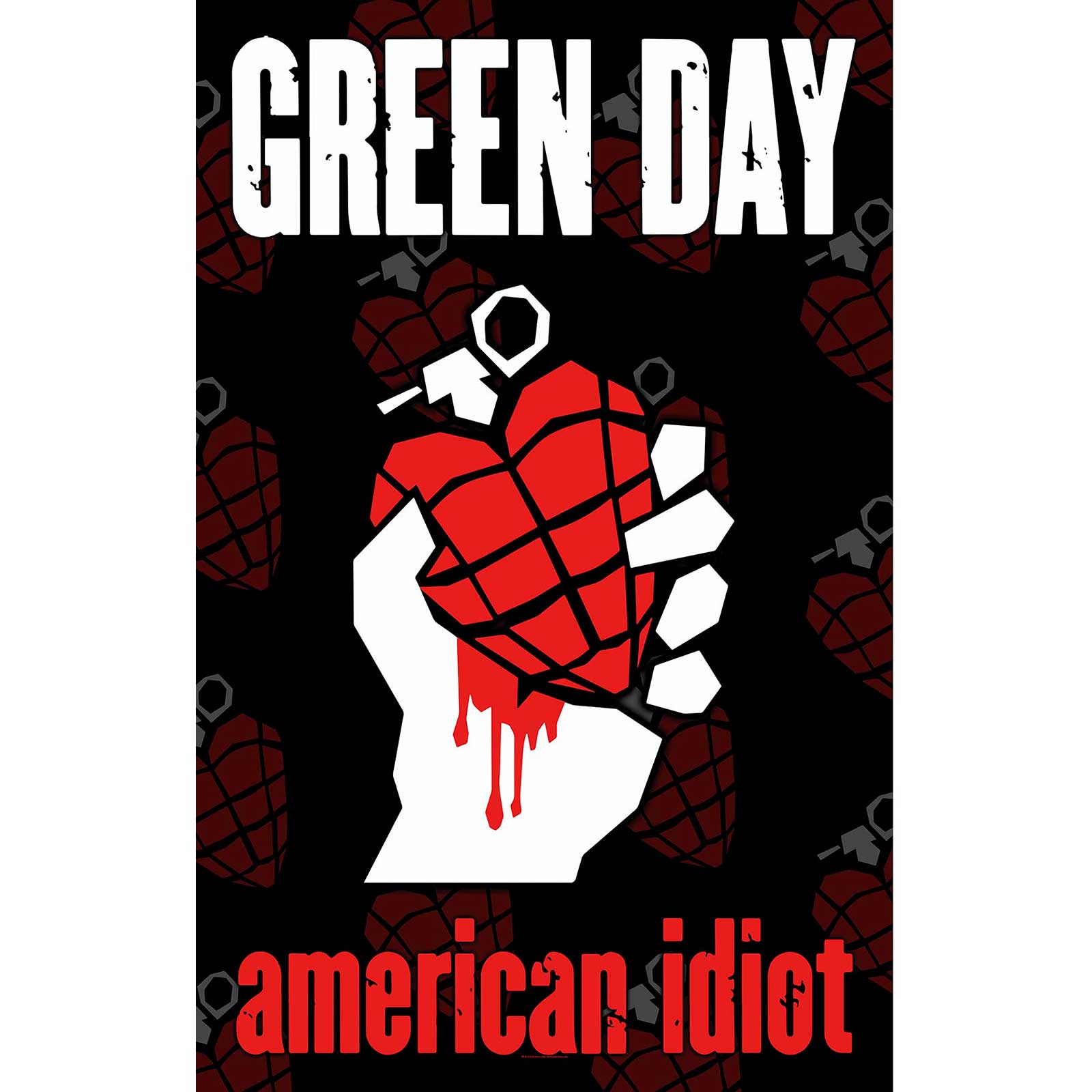 Green Day: American Idiot Textile Poster