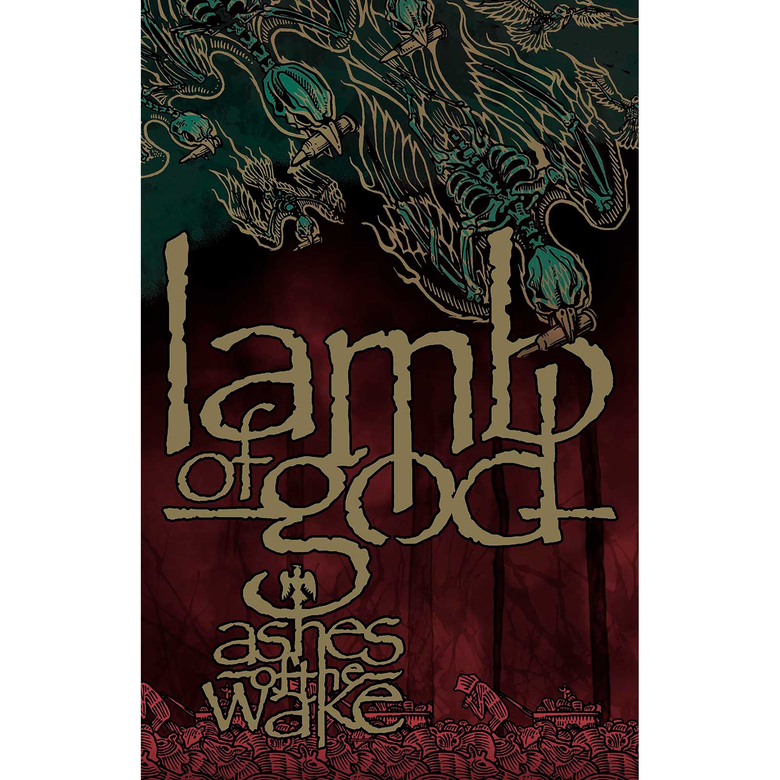 Lamb Of God: Ashes Of The Wake Textile Poster