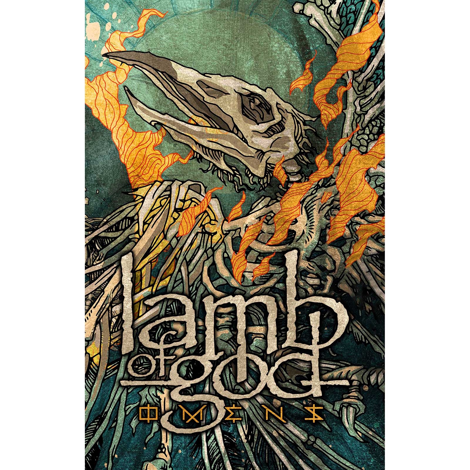 Lamb Of God: Omens Textile Poster
