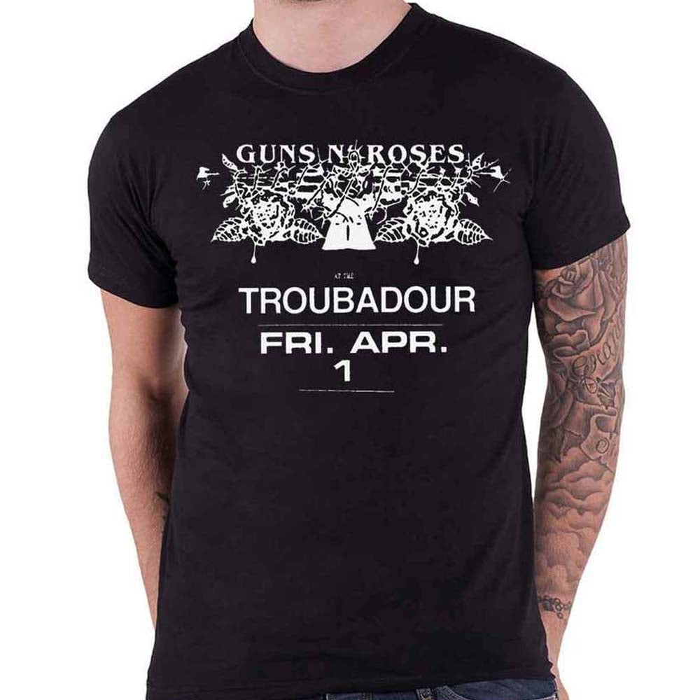 Billede af Guns N' Roses Troubadour Flyer T-shirt