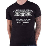 Billede af Guns N' Roses Troubadour Flyer T-shirt